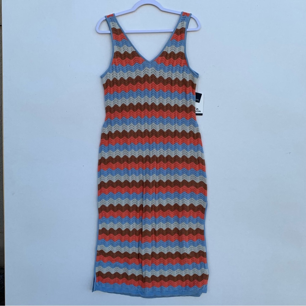 Rip Curl Santorini Sun Crochet Dress 
 Womens XL Midi